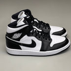 NIKE AIR JORDAN 1 Mid Panda Shoe Women's Sz 10.5 Black / White DV0991-101 (New)