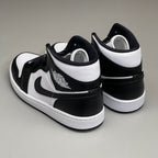 NIKE AIR JORDAN 1 Mid Panda Shoe Women's Sz 10.5 Black / White DV0991-101 (New)