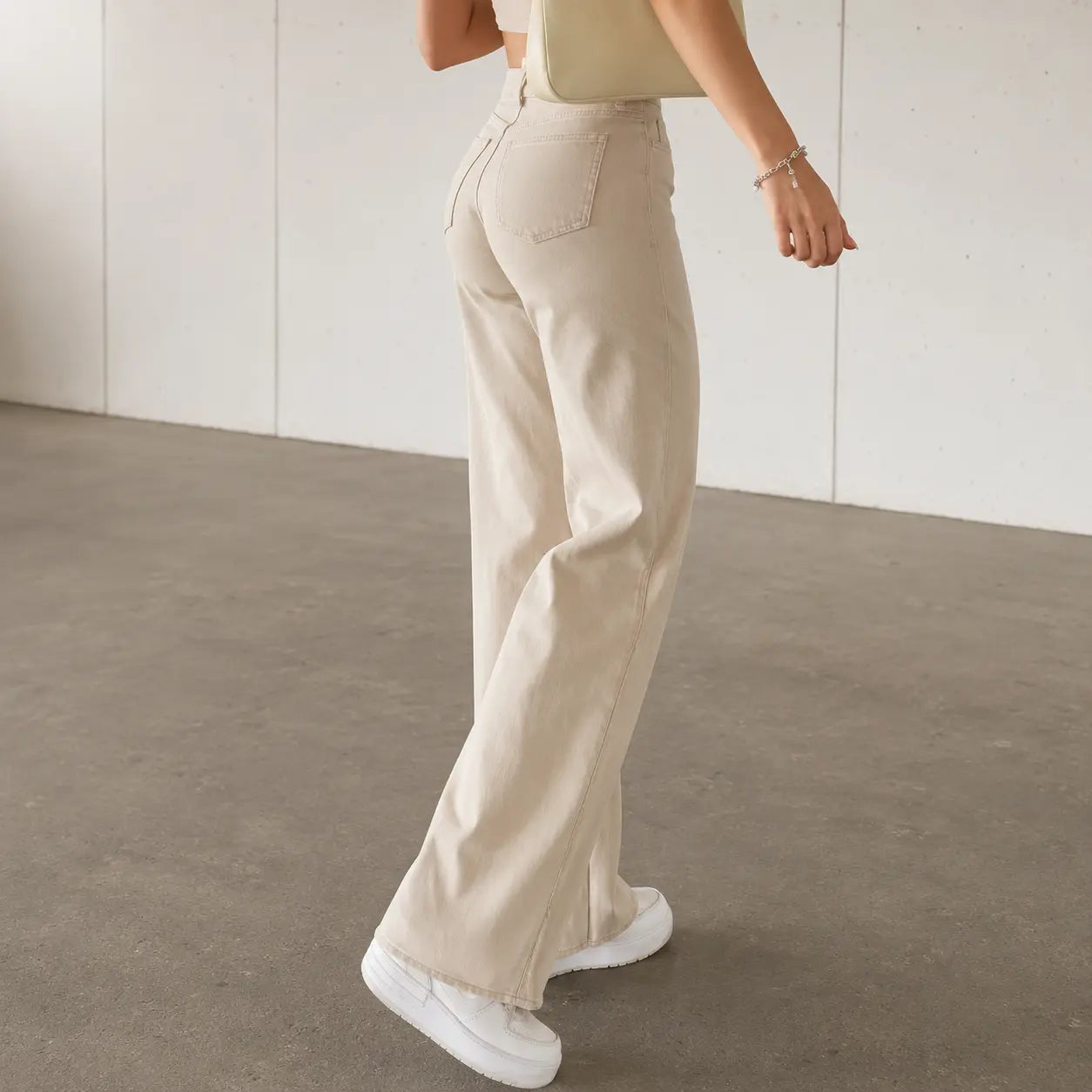 Flairé™ High Waisted Flared Jeans 70s Vintage Bell Bottom Denim