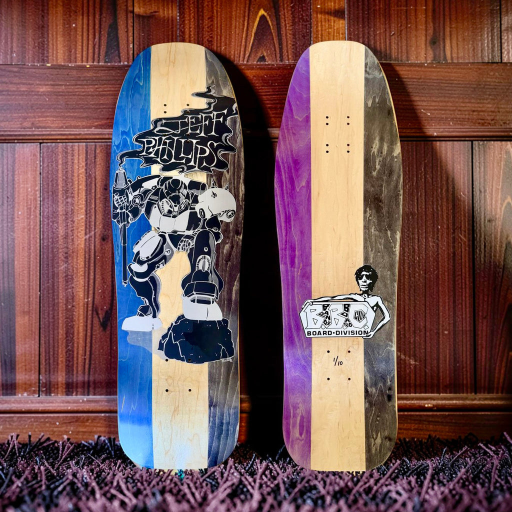 Jeff Phillips BBC Gundam Limited Edition, HAND-PAINTED Deck (1 of 10)