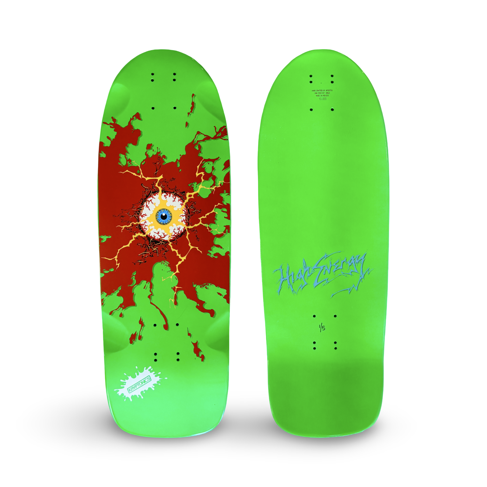Electric Eye Limited Edition Deck 10”x30” HAND-PAINTED (1 of 5)