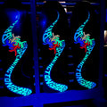 Bryan Pennington BBC Escher Lizard, Limited Edition, HAND-PAINTED, GLOW Deck 10.3"x30.5" (1 of 15)
