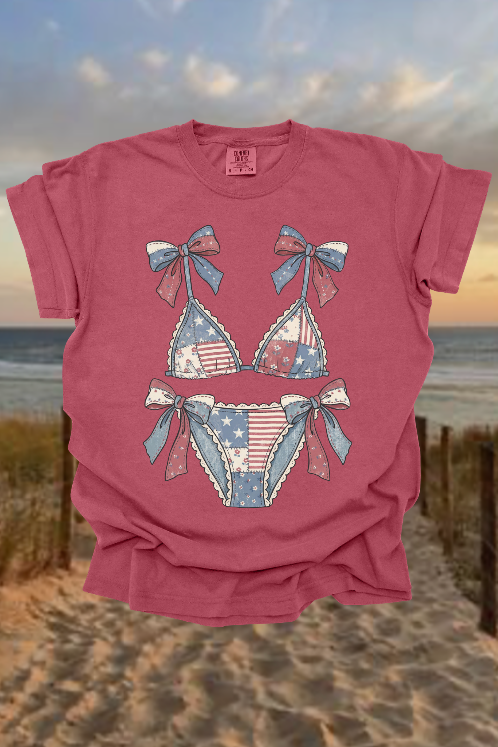 Merica' Bikini Graphic Tee