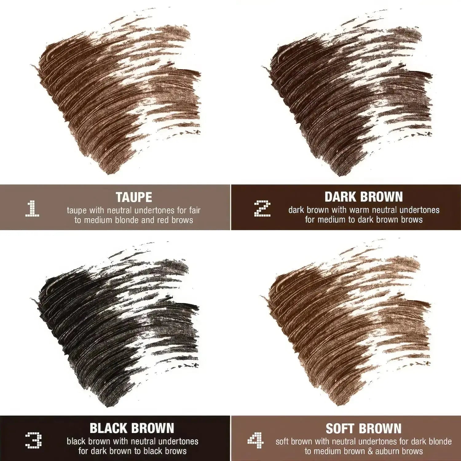 Tinted Eyebrow Gel – PHOFAY Waterproof Long-Lasting Brow Gel