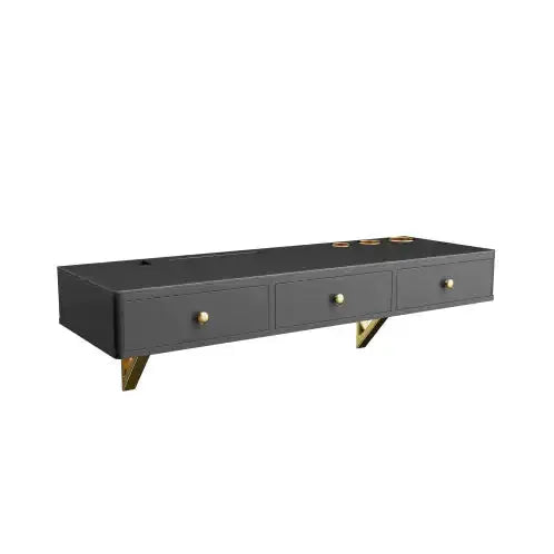 Floating Shelf With Drawer, Multi-Purpose Wall-Mounted Vanity Table, Mounted Desk, Floating Table For Bedroom