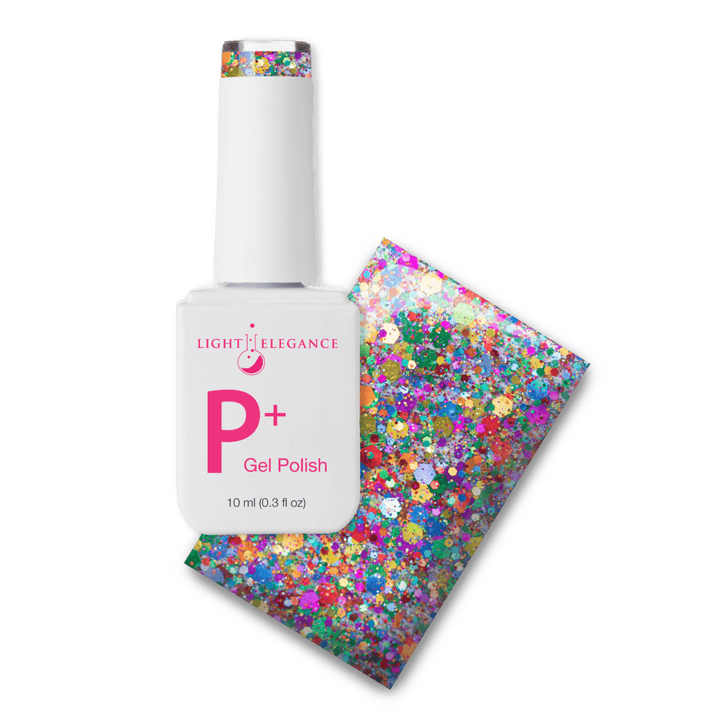 Light Elegance P+ Soak-Off Glitter Gel Polish - Everyone's A Critic